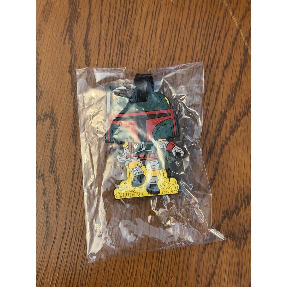 Funko Star Wars Boba Fett Plastic Luggage Tag FAC-068833-18244 MPN Collectible
